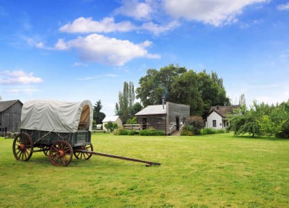 Covered Wagon at Philip Foster Farm